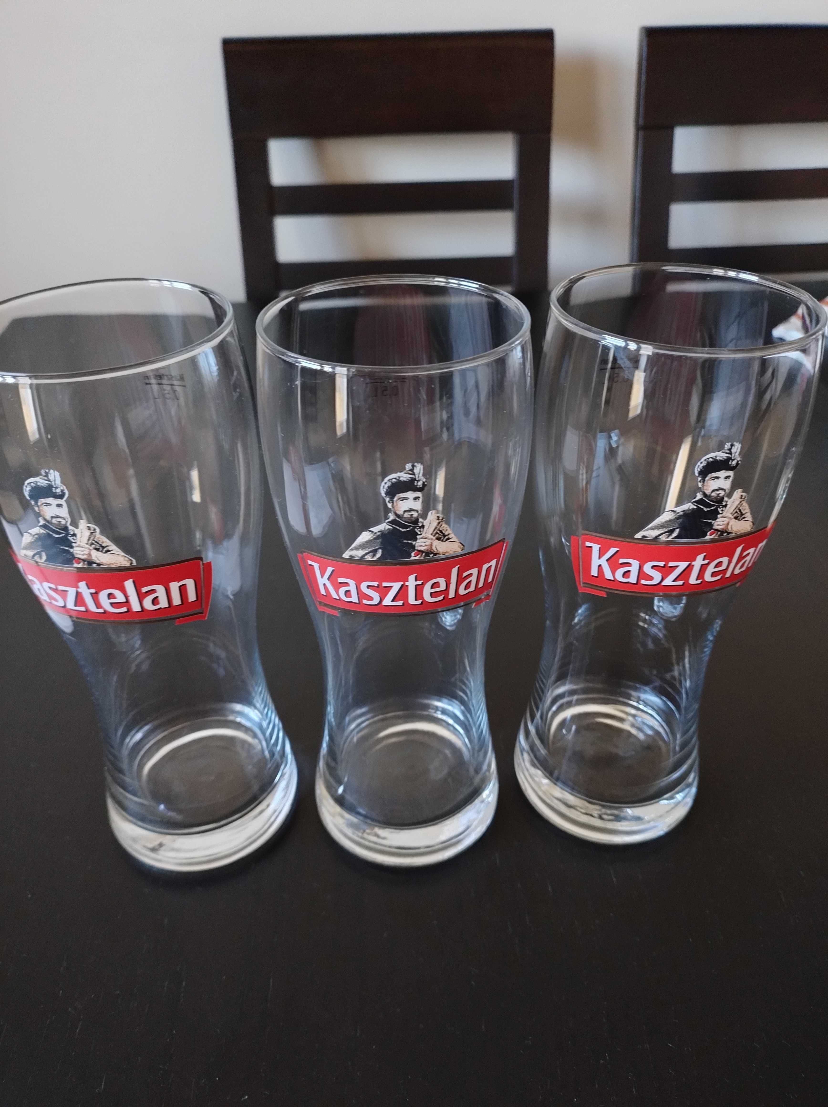 Szklanki do piwa KASZTELAN 0,5l – 3 sztuki