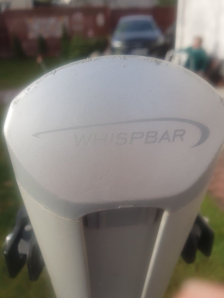 Bagażnik rowerowy na dach  wingBar EDGE Thule plus uchwyt whispbar wb