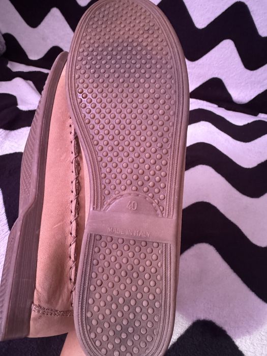 Шкіряні італійські плетені мокасини в етно стилі Bingo