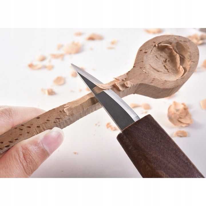 zestaw noże do rzeźbienia w drewnie + łyżka DIY na prezent dłuta
