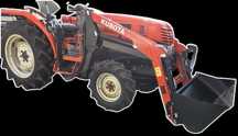 Ładowacz czołowy TUR ŁYŻKA mini traktor Yanmar Iseki Kubota mini trakt