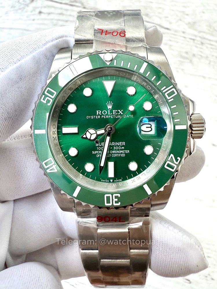 Годинник Rolex Submariner Hulk часы Ролекс