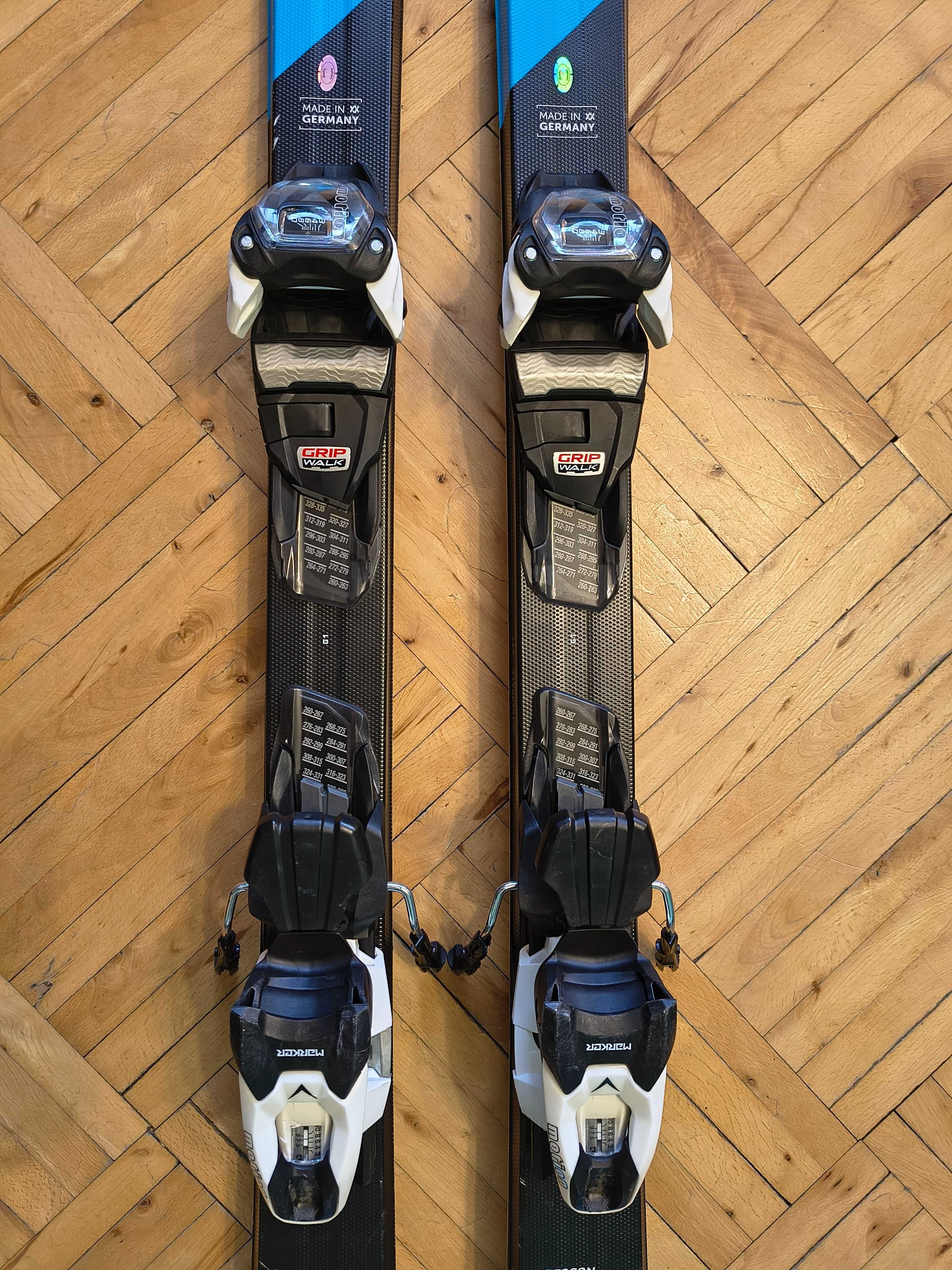Narty Volkl Deacon 168 kompozytowy rdzeń