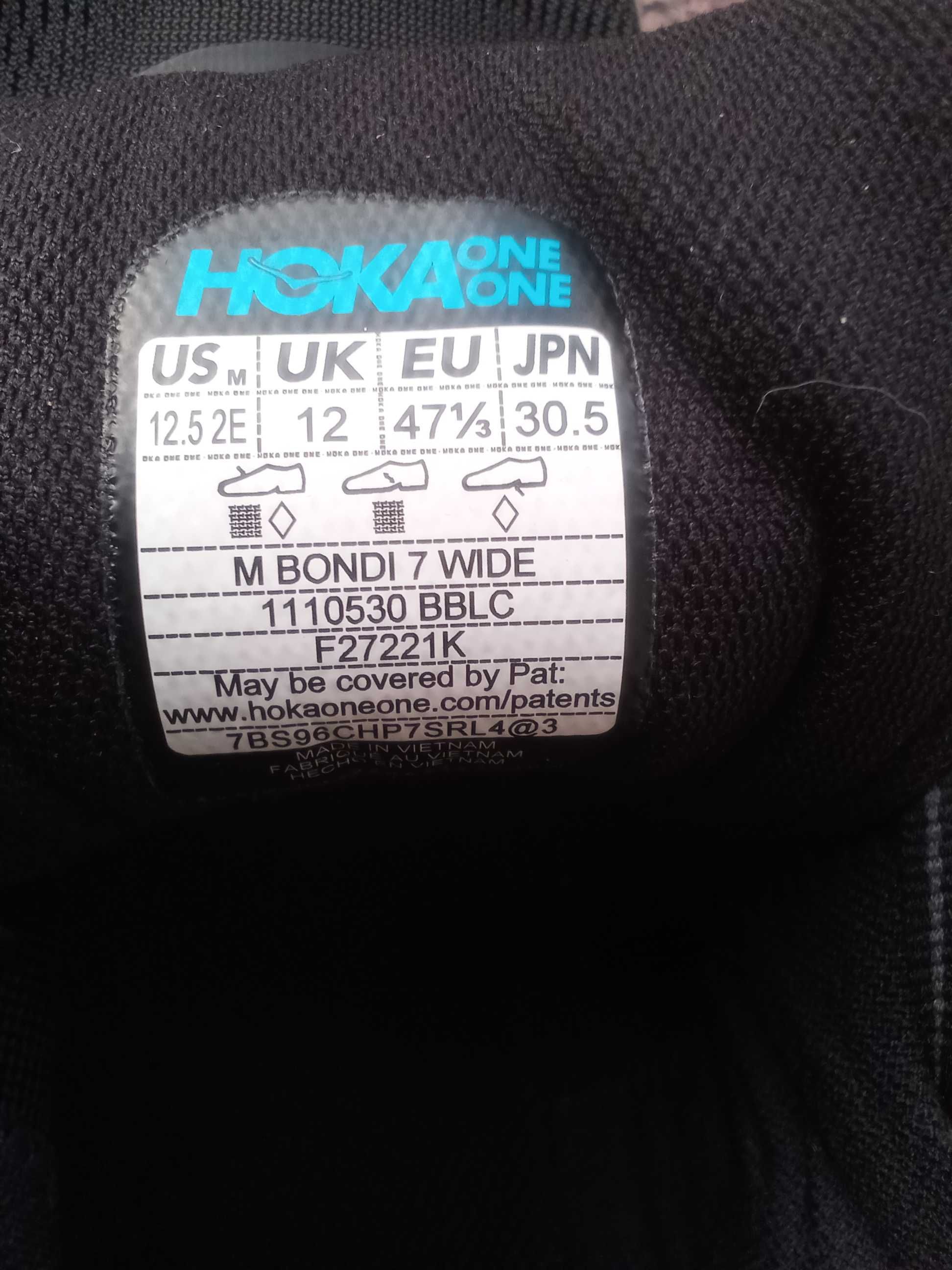 Кросівки Hoka Bondi 7 , 48 .Нові!