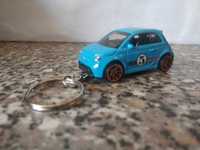 Brelok - Hot Wheels - Fiat 500e