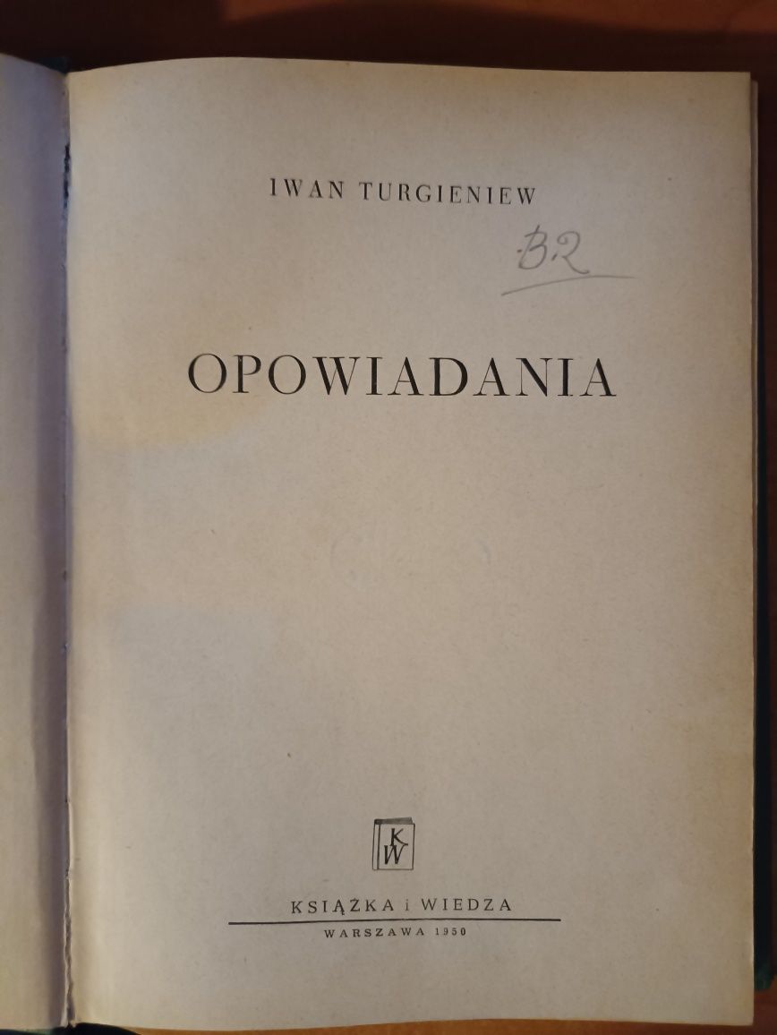 Iwan Turgieniew "Opowiadania"