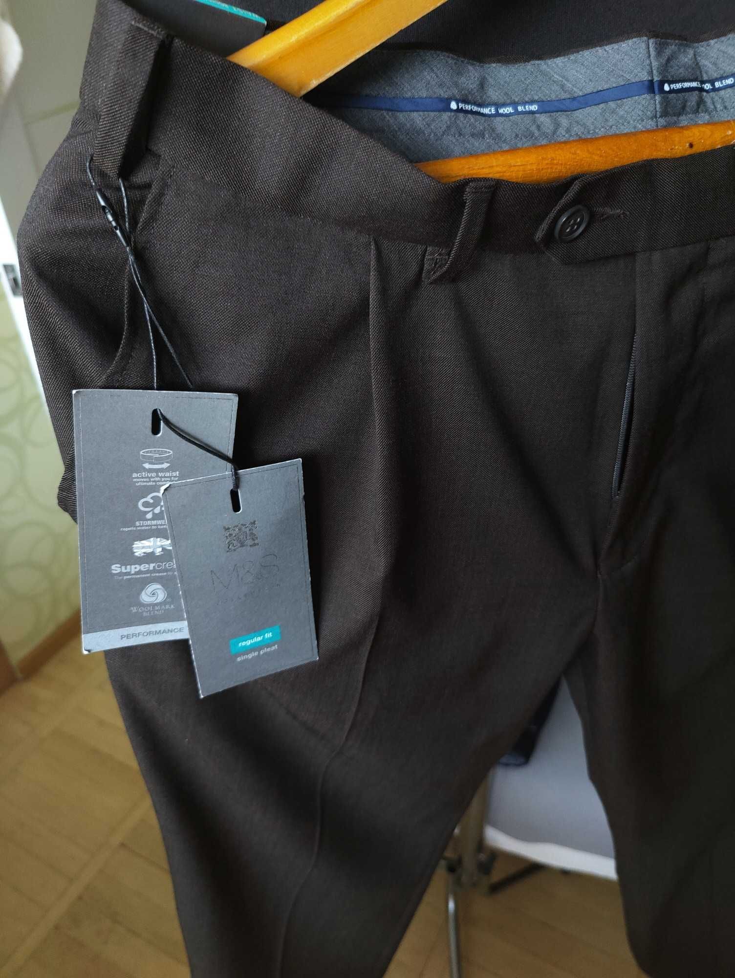 Джинсы брюки Marks&Spencer wool trousers (United Kingdom) w34.