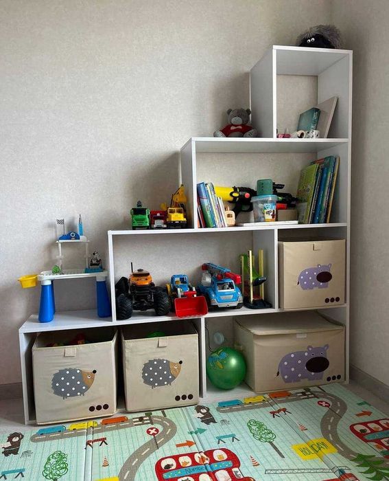 Стелаж у дитячу стелаж етажерка для іграшок стеллаж для книг шафа Хіт