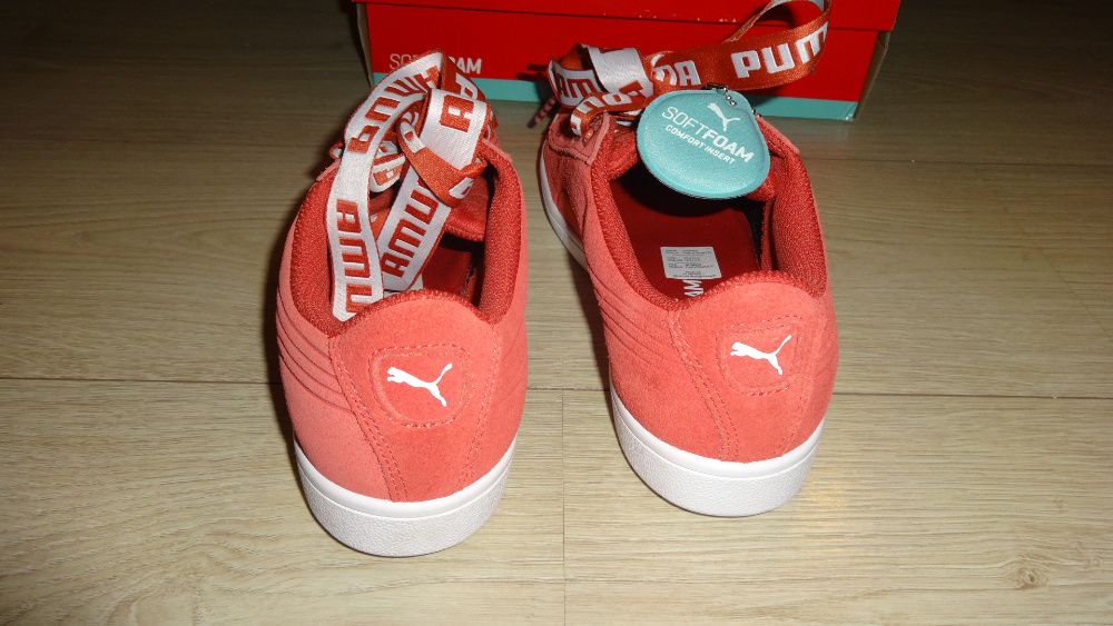 Кроссовки Puma Vikky Ribbon Ld82 Red Coral 6 - размер Евро 39 ТОРГ