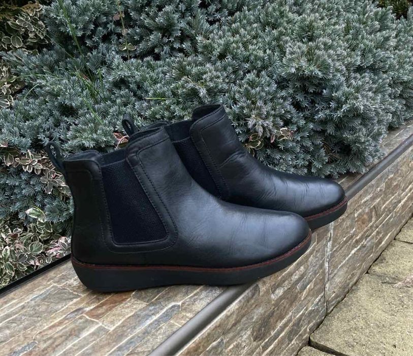 FitFlop Англія фірмові шкіряні жіночі черевики натуральна шкіра 36р.