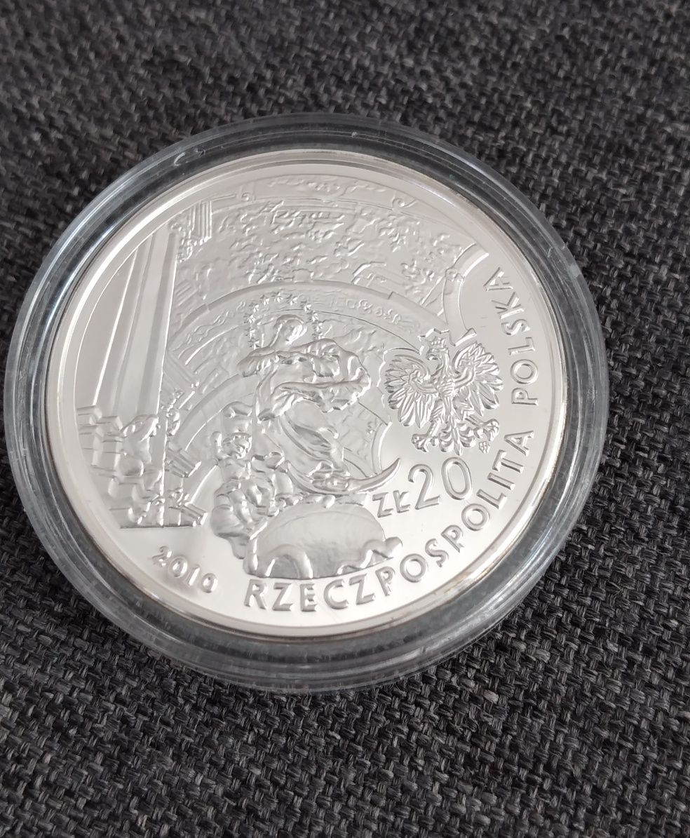 Moneta srebrna 20 zł Krzeszów