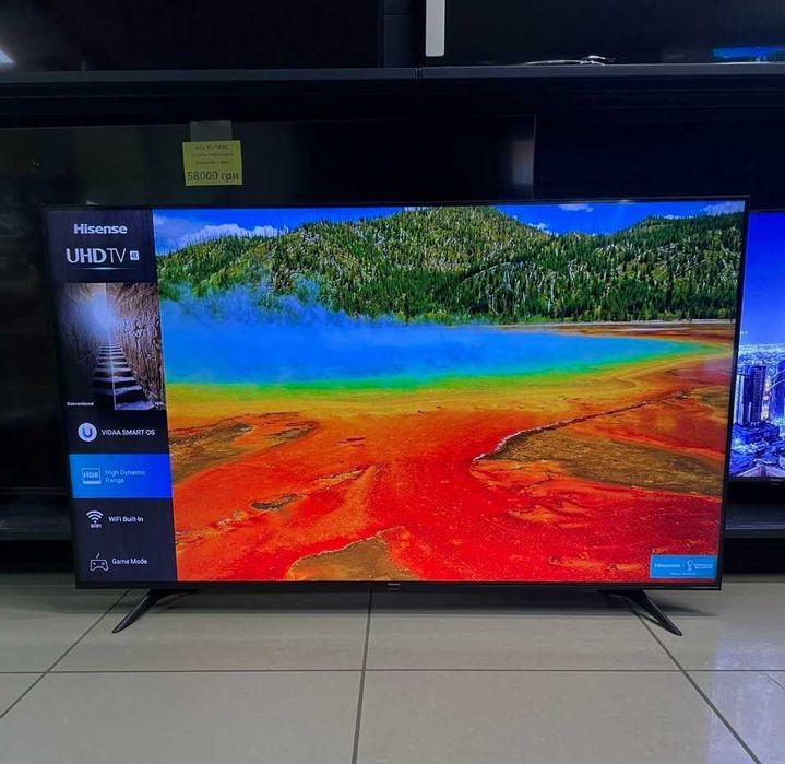 65"  UHD 4К Смарт Український HISENSE 65AE7010 з Німеччини