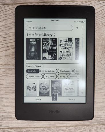 Czytnik ebooków Amazon Kindle Paperwhite 3, 4 GB bez reklam + książki