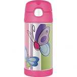 Termos dziecięcy ze słomką Thermos 0,35l motyl