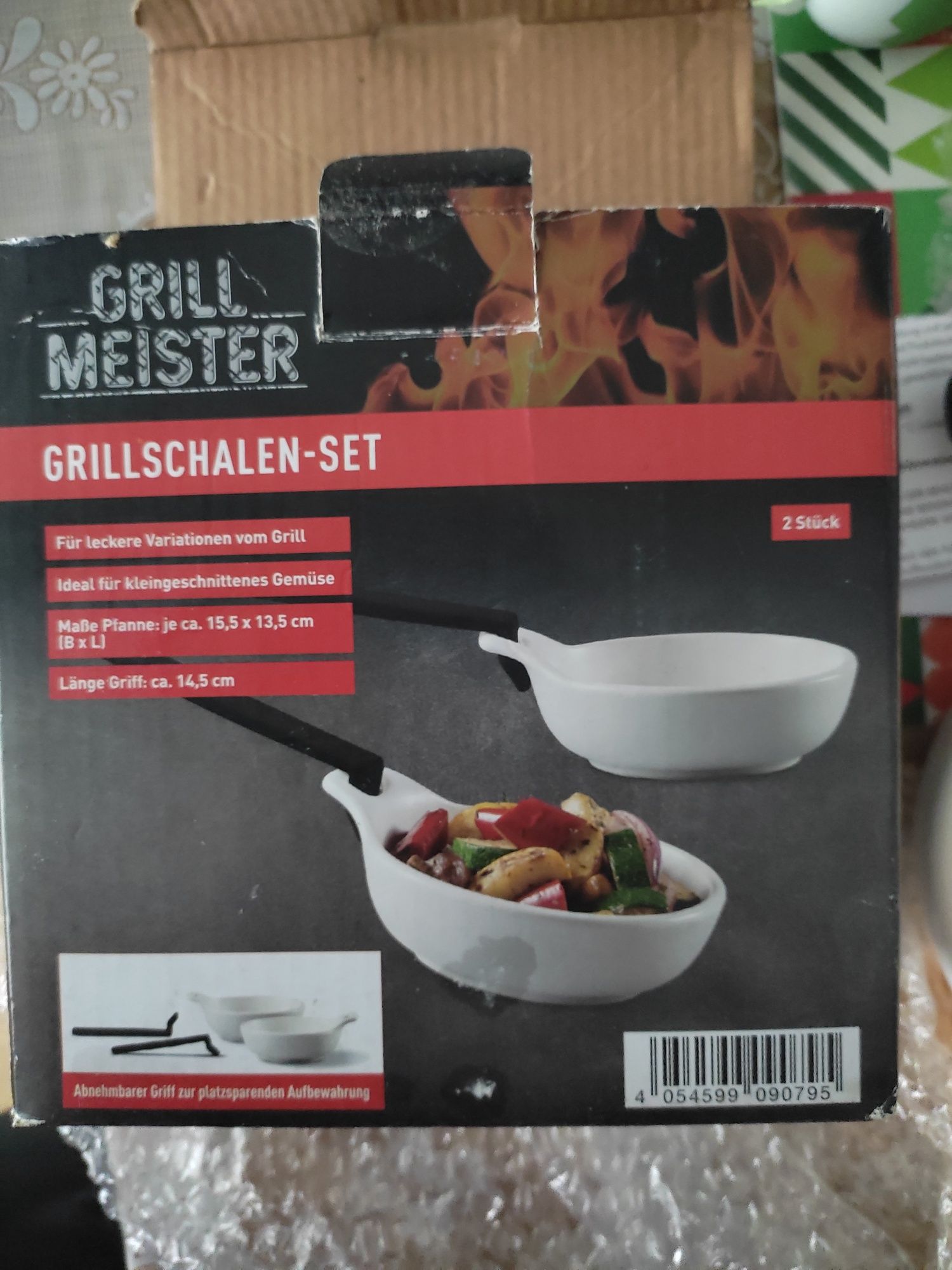 Grillmeister zestaw patelni do grilla