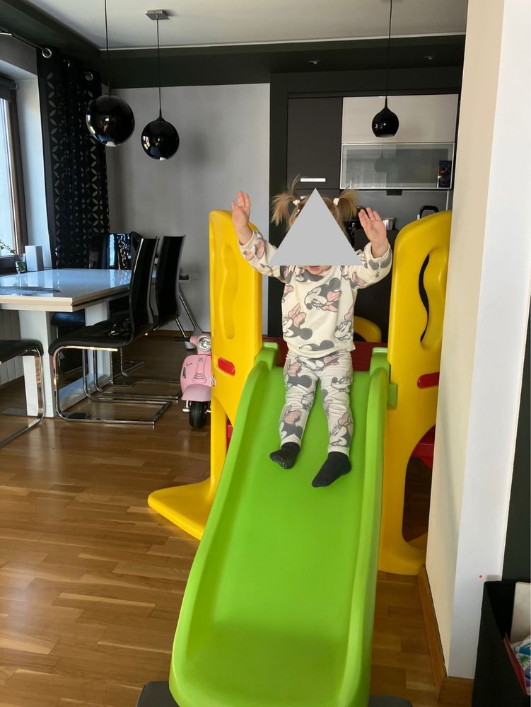 Little Tikes SOLIDNA zjezdzalnia, plac zabaw - jak NOWY+ transport