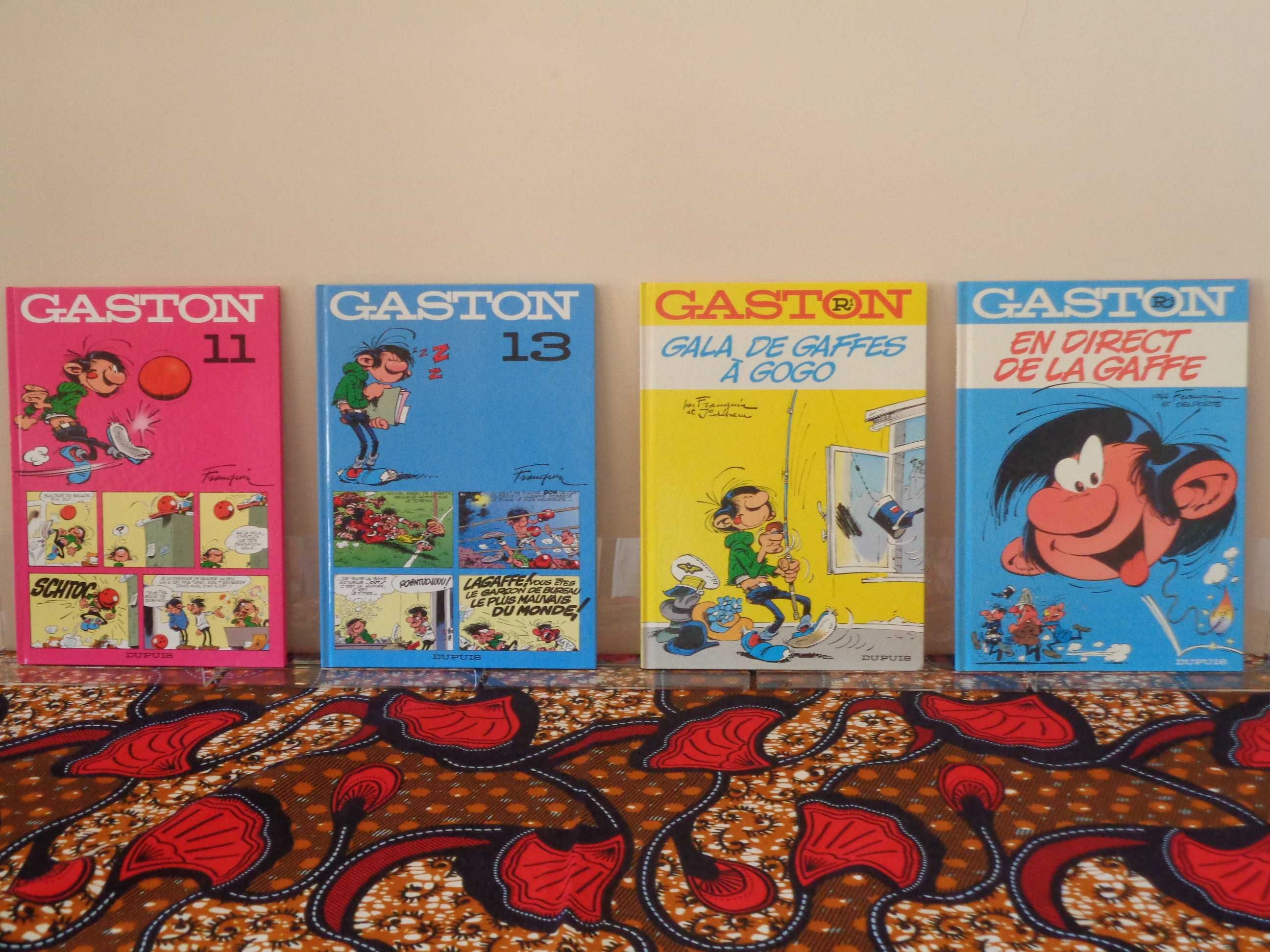 Pack 4 livros Gaston Lagaffe (Francês). Capa Dura. Portes Incluídos.