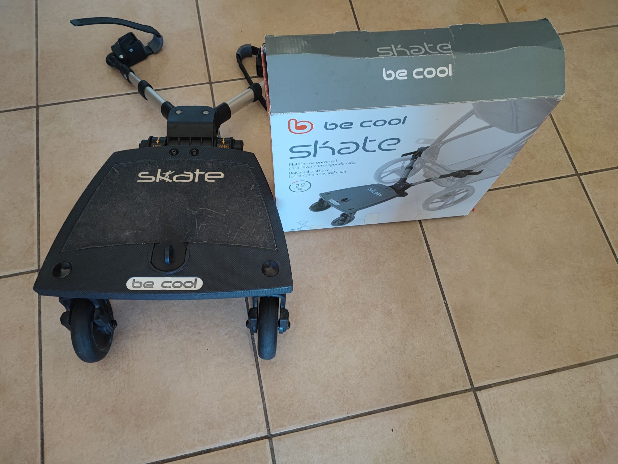 Skate be cool para carrinho de bebê