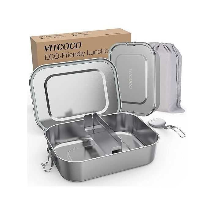 Vitcoco Pojemnik Na Lunch Stal Nierdzewna 1200Ml Lunchbox