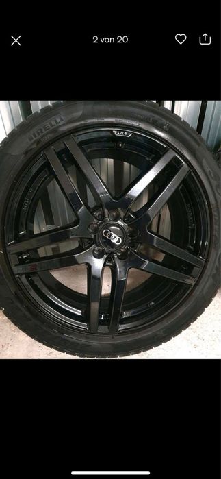 Audi 20” S-linie Pireli zimowa bardzo ladne