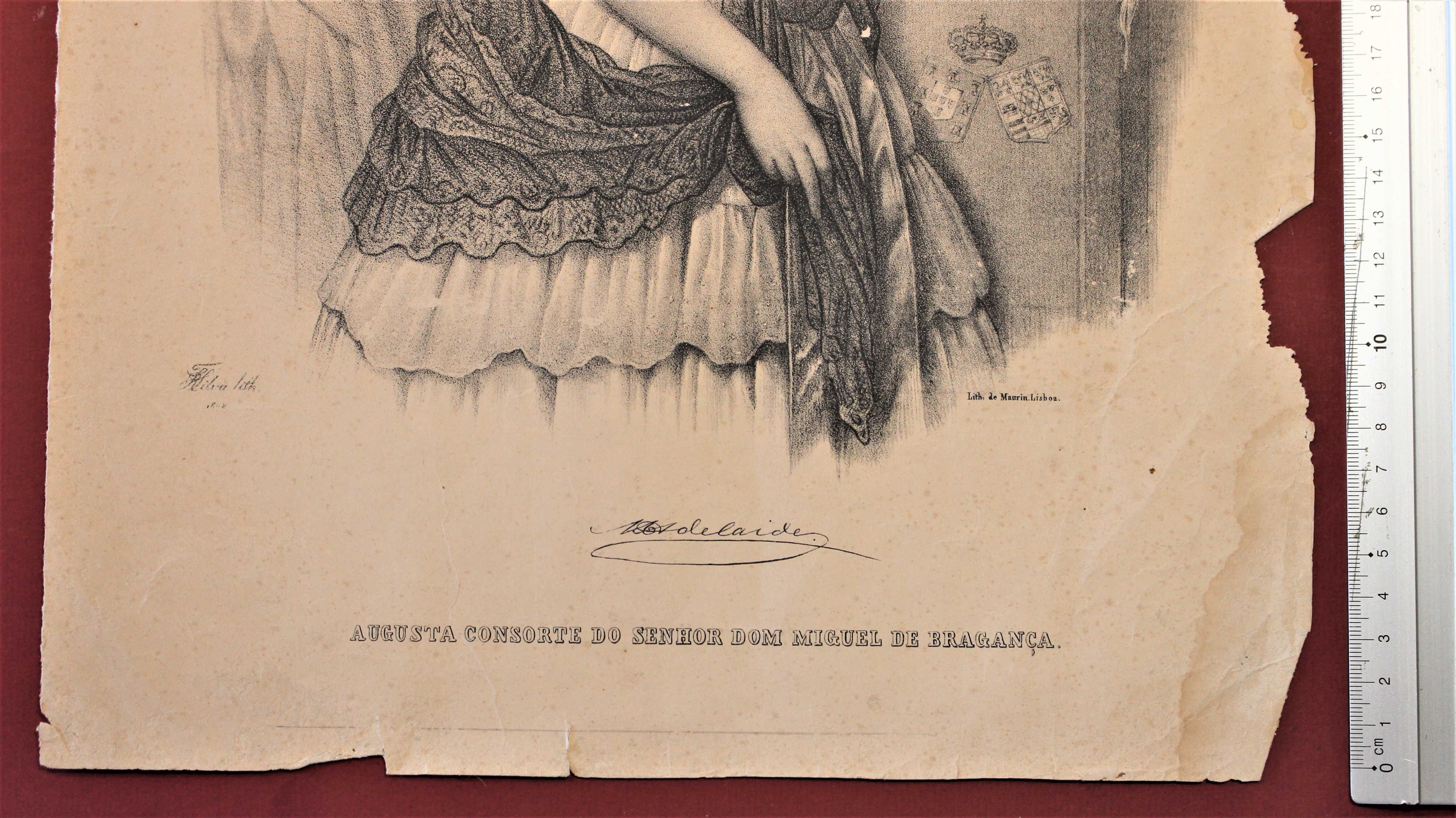 D Adelaide de Löwenstein-Wertheim-Rosenberg mulher D Miguel I