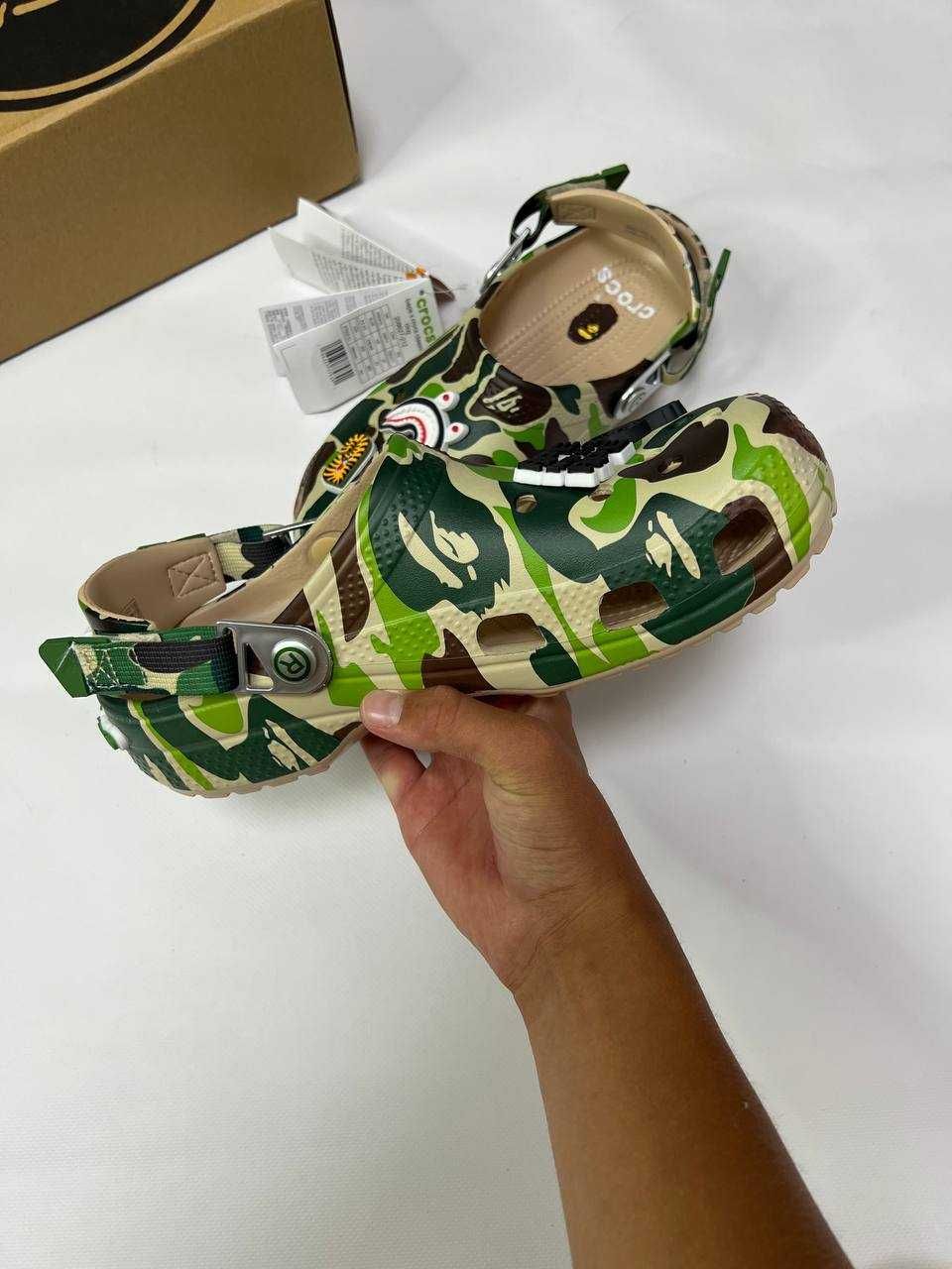 Тапочки Crocs x Bape ОРИГИНАЛ