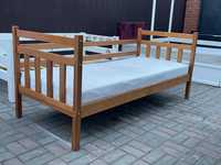 Дитяче деревʼяне ліжко з матрасом 190х80. Десткая кровать з Європи