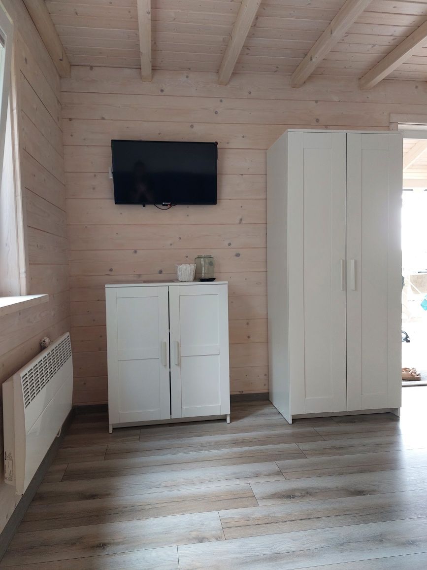 Wolne terminy Mazury ogrzewany dom nad Wersminią, gorąca balia, sauna