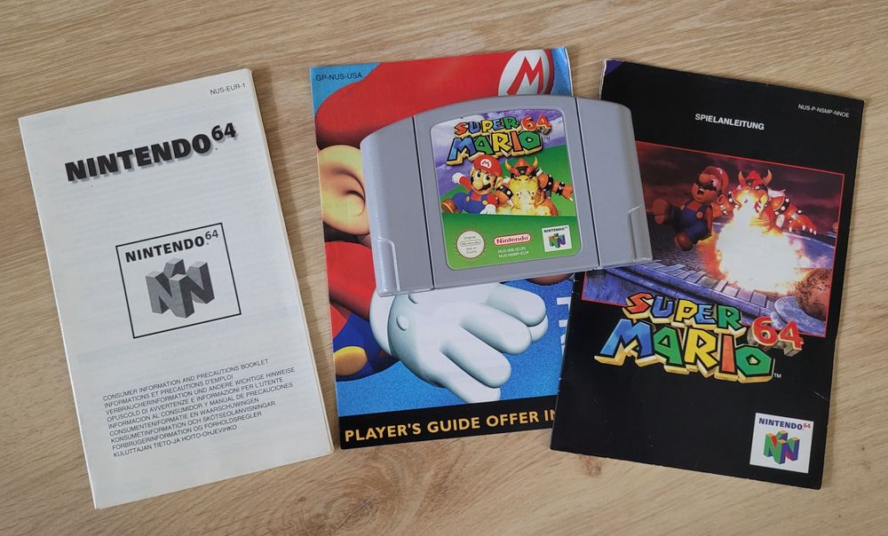 Super Mario 64 na Nintendo 64 + instrukcja