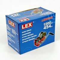 Тросовая ручная лебедка LEX LXHW454K | 454кг/816кг/1133кг