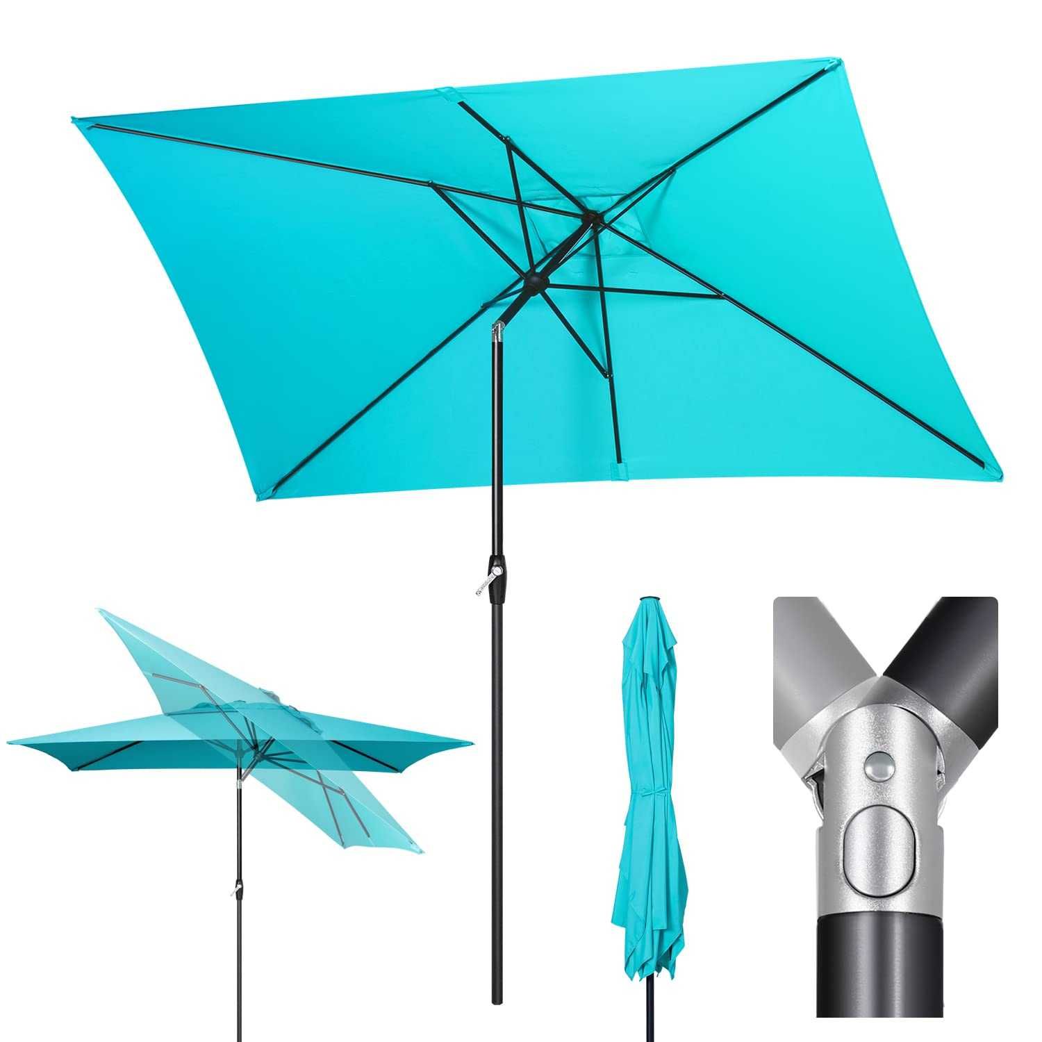 Parasol aluminiowy Sekey 200 × 300 cm, różne kolory