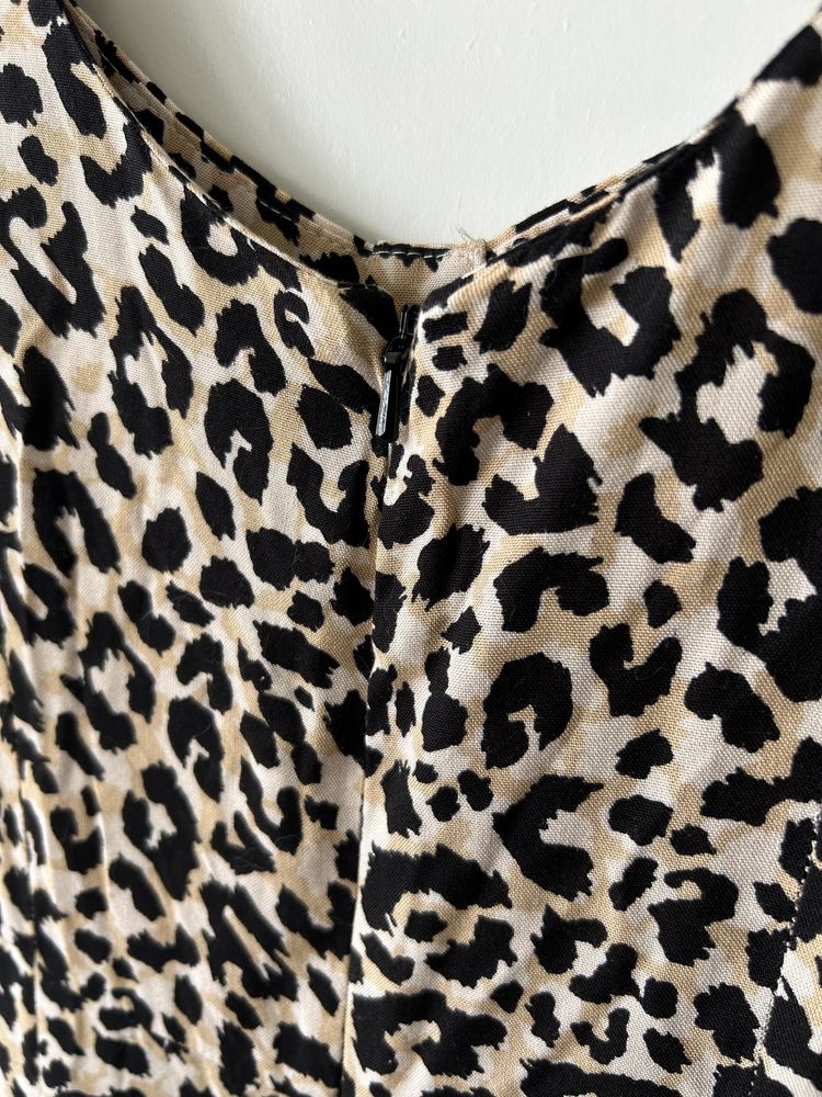 Vestido leopardo - ASOS - S