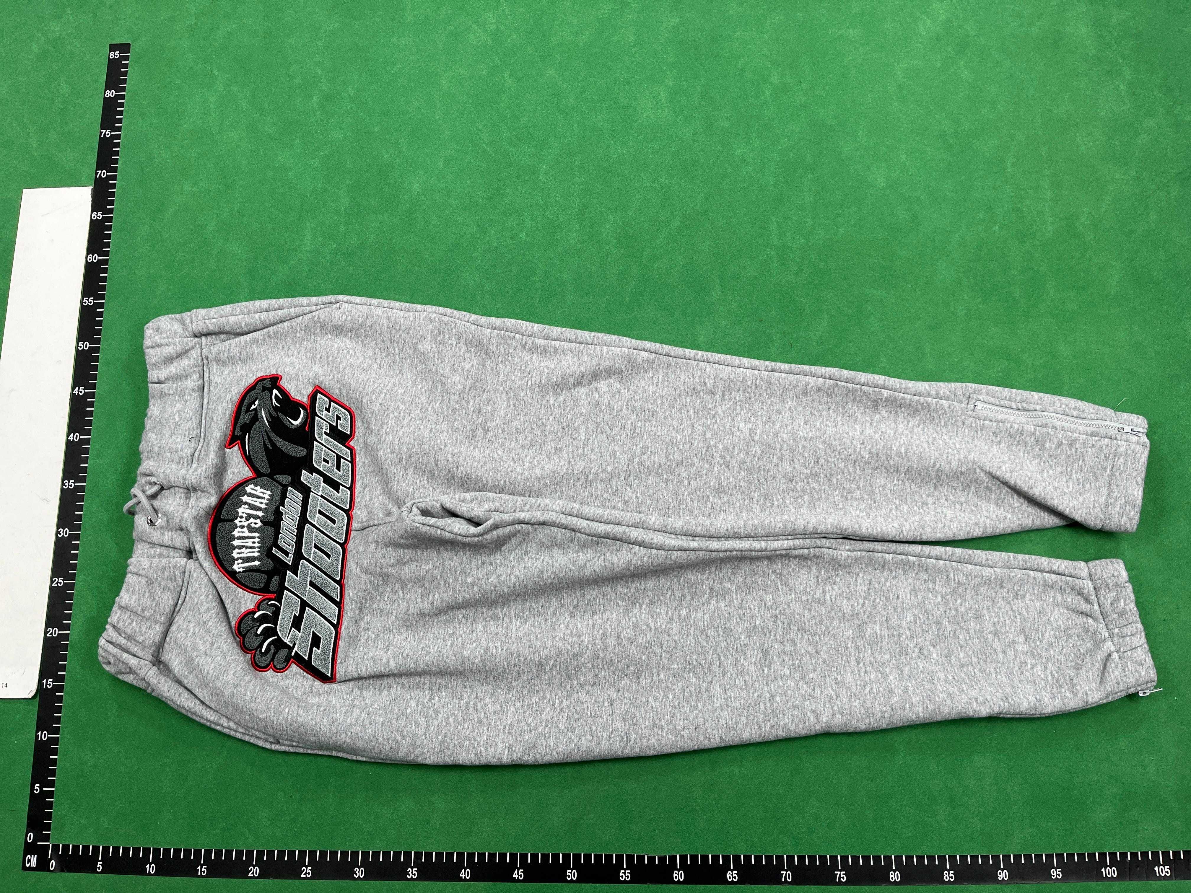 Trapstar Tracksuit Gray/Red GOAT