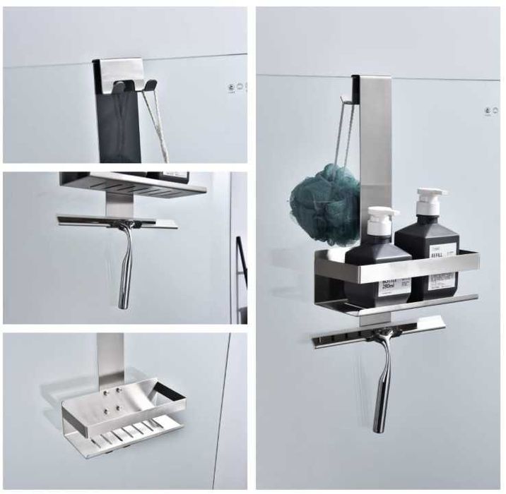 Półka prysznicowa do zawieszenia stal nierdzewna KigKog