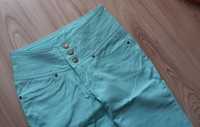 John Baner zielone spodnie dżinsy damskie S 36