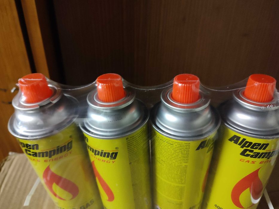 Kartusze gazowe  ALPEN CAMPING X4