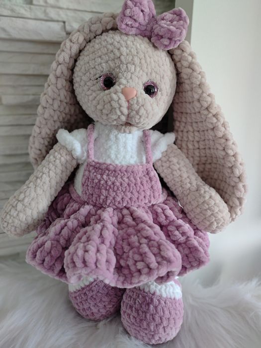 Miś szydełkowy handmade DOSTĘPNY OD RĘKI