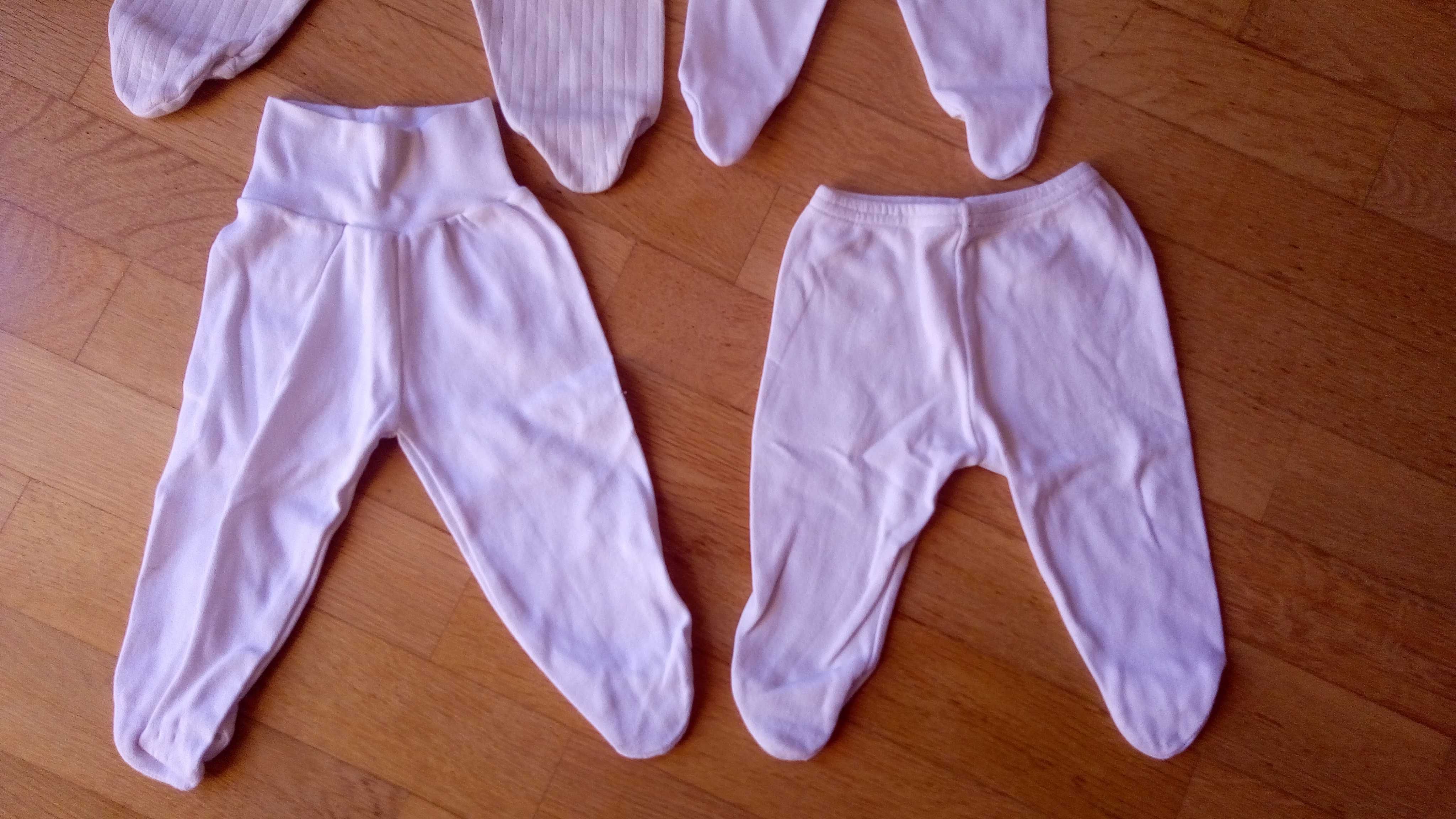 Roupa interiores bebé - calças algodão com pés
