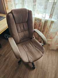 Офисное кресло  Nowy Styl, ткань, коричневое
