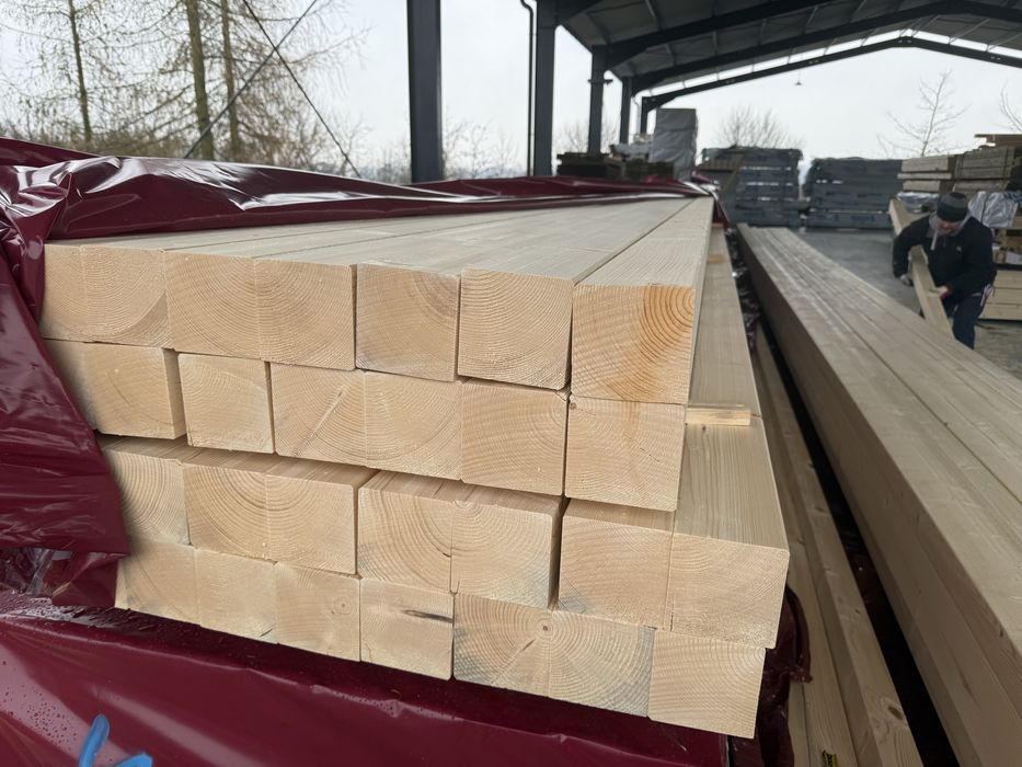 Kantówka 10x10 100x100 suszona, strugana KVH