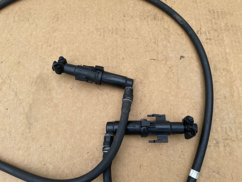 BMW 5 F10 F11 ORYGINALNY KOMPLET PRZEWÓD SPRYSKIWACZY LAMPA SPRYSKIWACZ SPRYSK PRAWY LEWY 7178742 M PAKIET 1300390131 ZDERZAK PRZEDNI