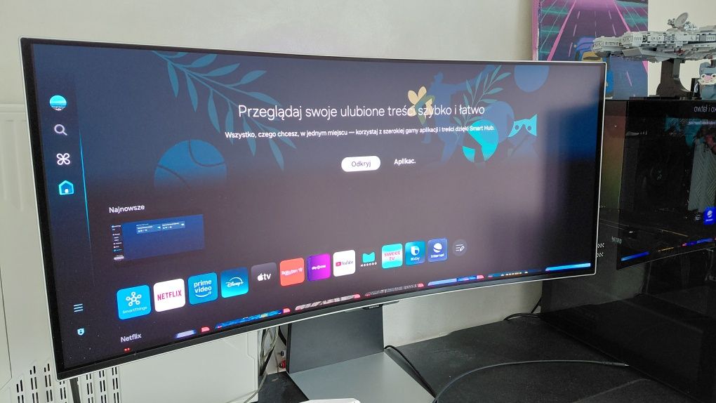 Monitor OLED Samsung Odyssey G8 34 Cale - idealny stan. Gwarancja.