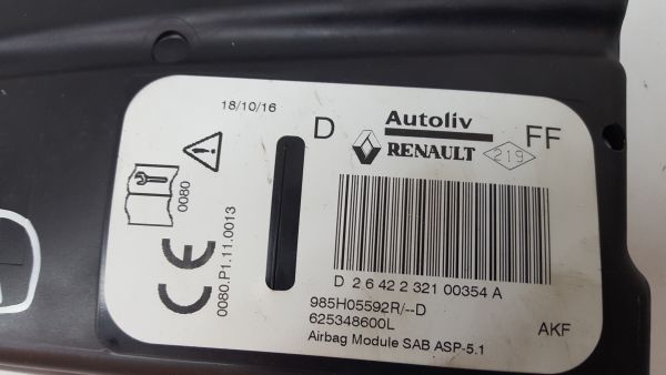 Airbag banco direito RENAULT Clio IV (BH_)
