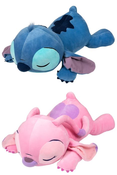 Peluche Disney Stitch e Angel deitados