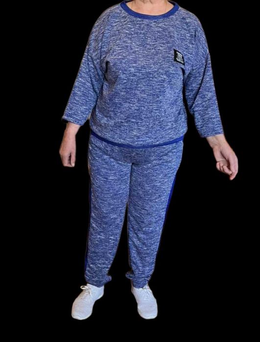 Жіночий костюм 54р 56р, Якісний Модний Костюм Брюки Блузка Кофта