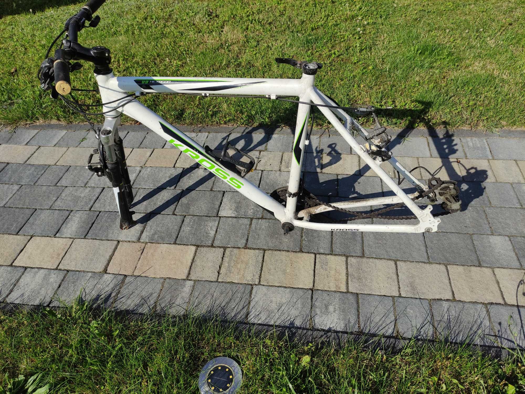 Kross Hexagon V3 MTB rama widelec osprzęt okazja