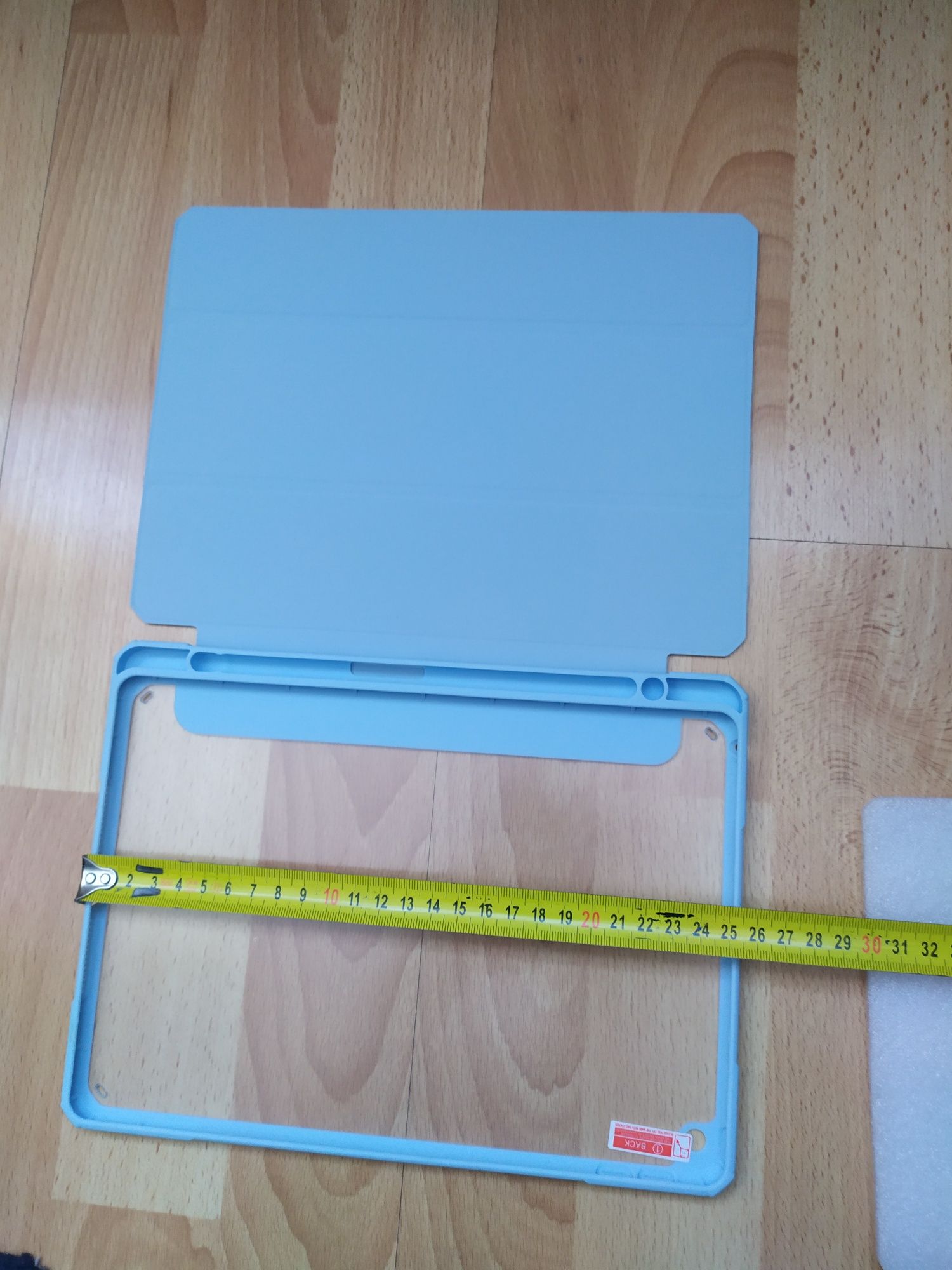 Etui iPad z miejscem na iPencil - niebieskie