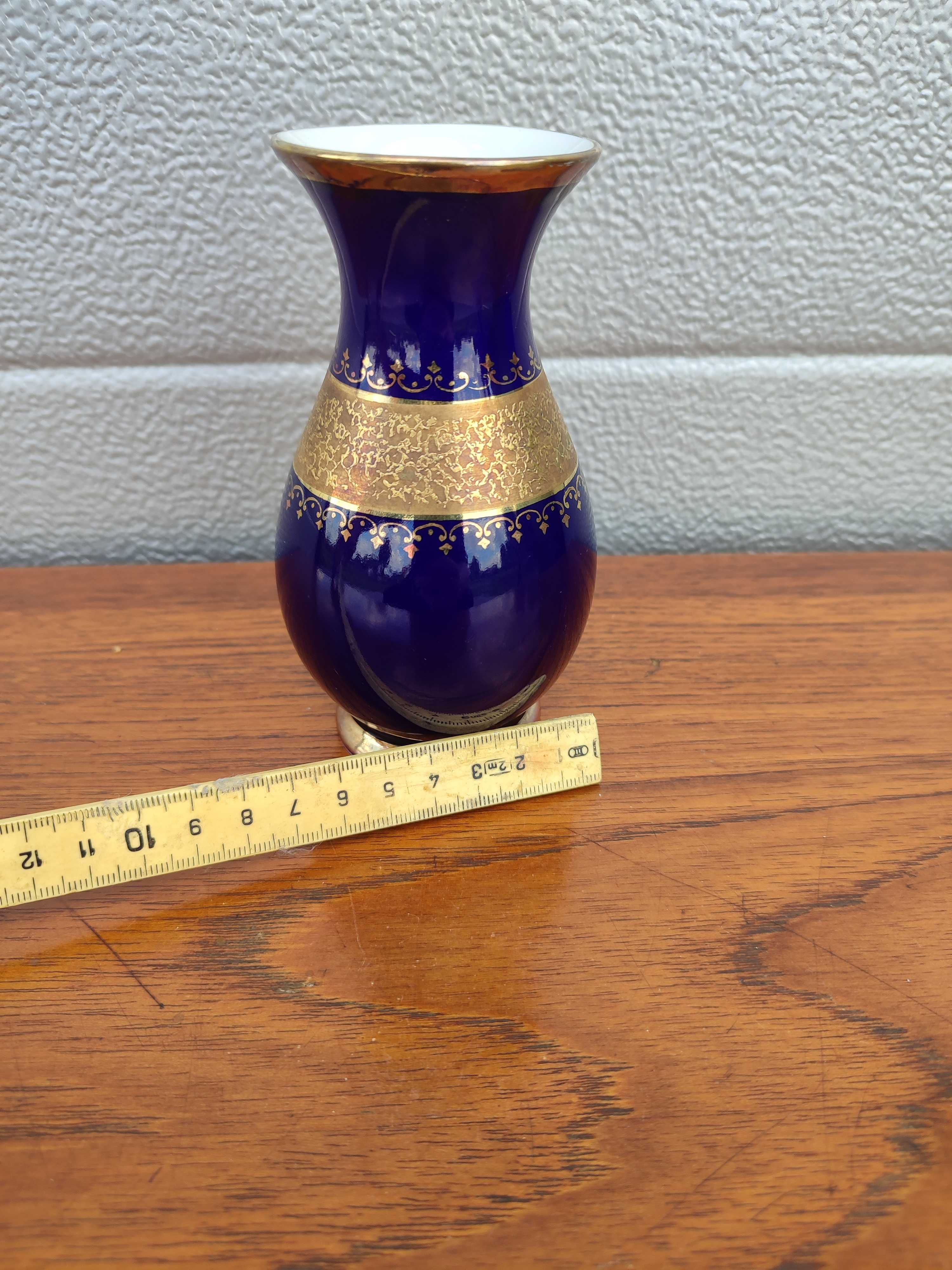 Porcelanowy Wazon Royal KPM Ręcznie malowany Echt kobalt - Design R
