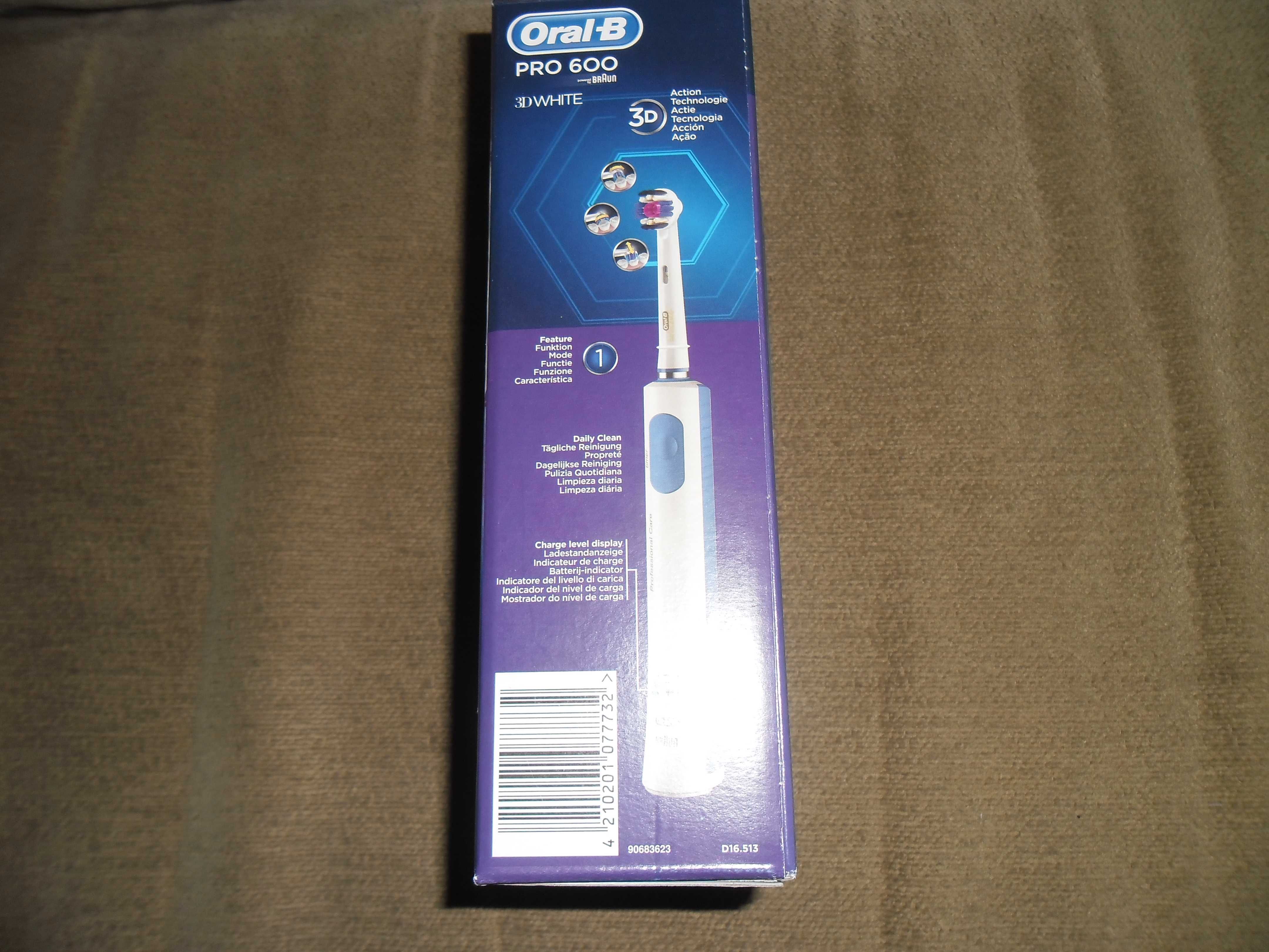 Szczoteczka elektryczna Oral-B Pro 600 3D White