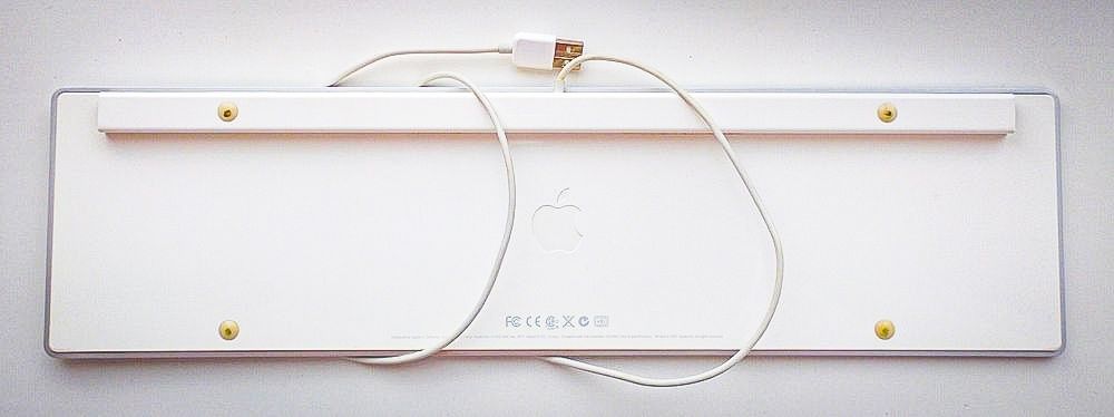 Уценка! Клавіатура Apple A1243 А1314 алюминий usb hub мембранная